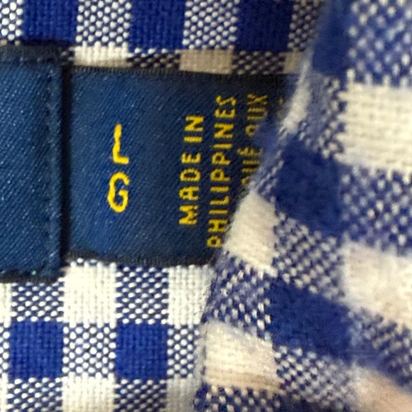 Ralph Lauren White Blue Check Casual Long Sleeve Button Down Shirt SKU0697 - Picture 5 of 11